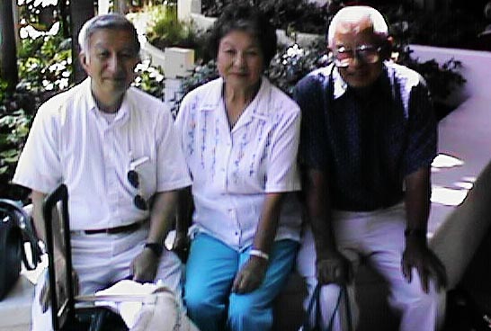 With Ben and Shige Kuroki in Hawaii, March 2000